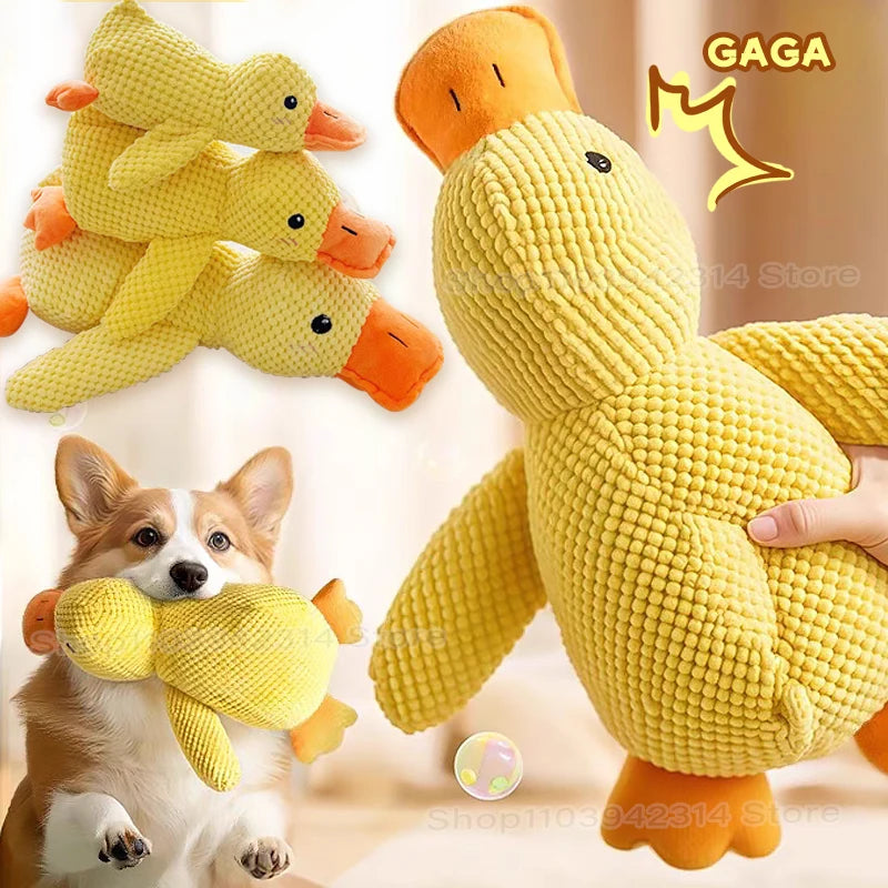 Cuddly Duck Dog Friendly Toy - for Play, Chew & Sleep