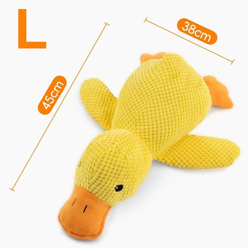 Cuddly Duck Dog Friendly Toy - for Play, Chew & Sleep