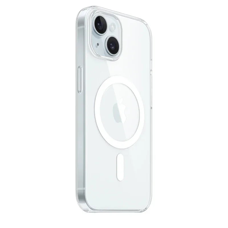 Magnetic Clear Case for APPLE Iphone 16 17 15 14 13 12 11 Pro Max 16 plus 17 Air 16E Wireless Charging Compatible with Magsafe