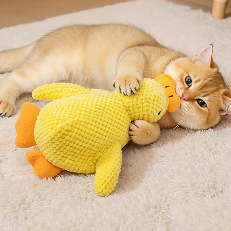Cuddly Duck Dog Friendly Toy - for Play, Chew & Sleep