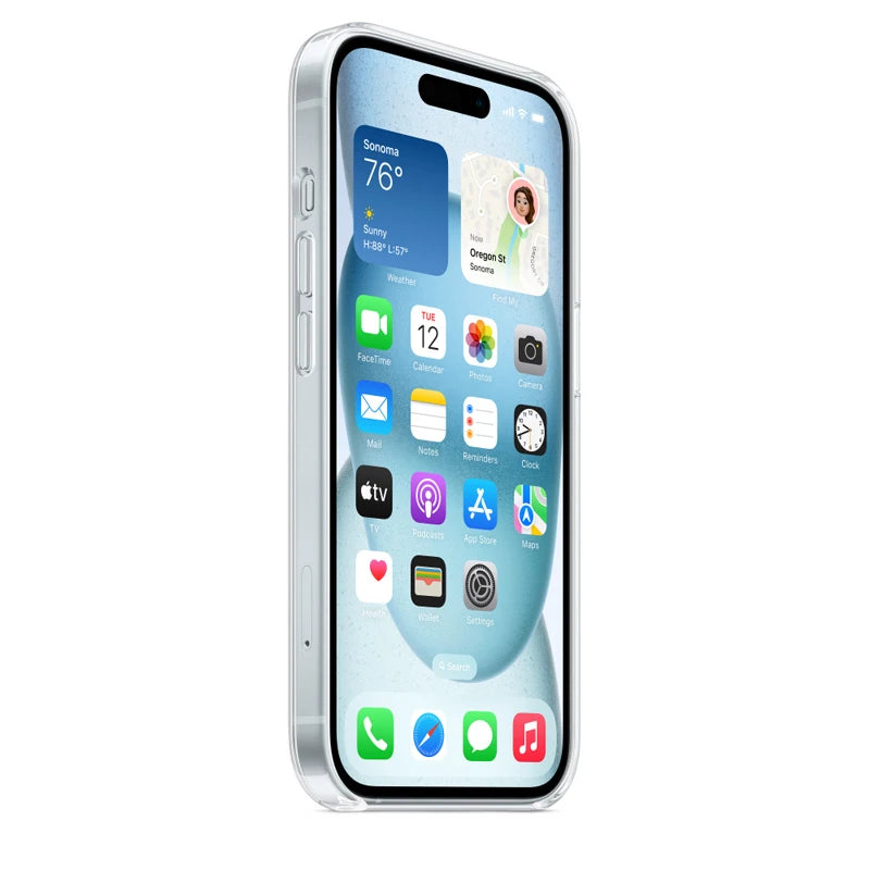 Magnetic Clear Case for APPLE Iphone 16 17 15 14 13 12 11 Pro Max 16 plus 17 Air 16E Wireless Charging Compatible with Magsafe