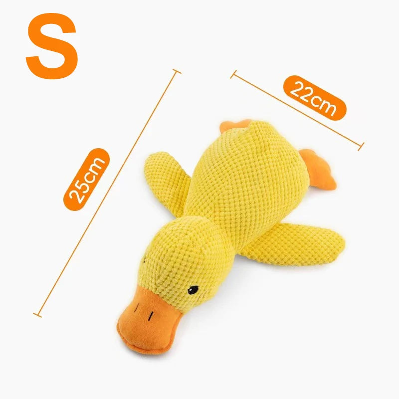 Cuddly Duck Dog Friendly Toy - for Play, Chew & Sleep